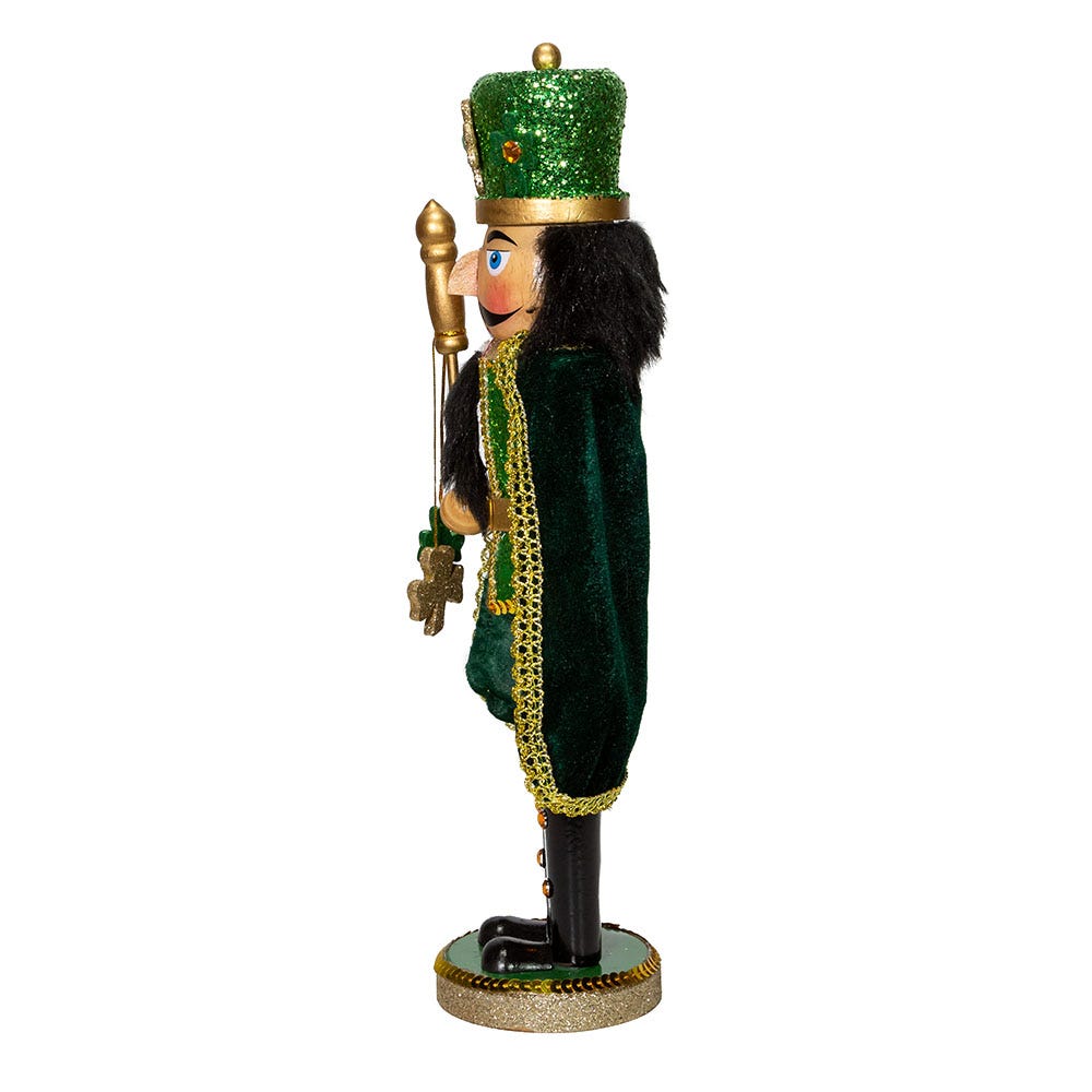 Kurt Adler 15-Inch Irish Nutcracker With Cape